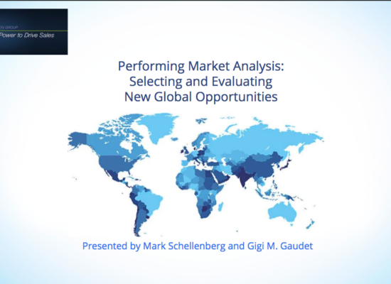 A map for Performing Market Analysis presentation